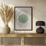 Perfect Point Green Poster och Canvastavla