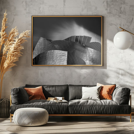 Gehry in Bilbao Poster och Canvastavla