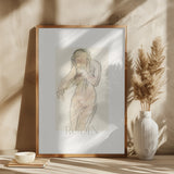 Study of Nude Poster och Canvastavla