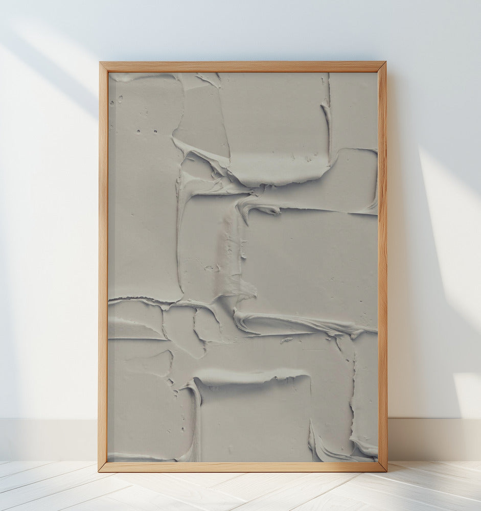 Mud Texture 13 Beige Poster och Canvastavla