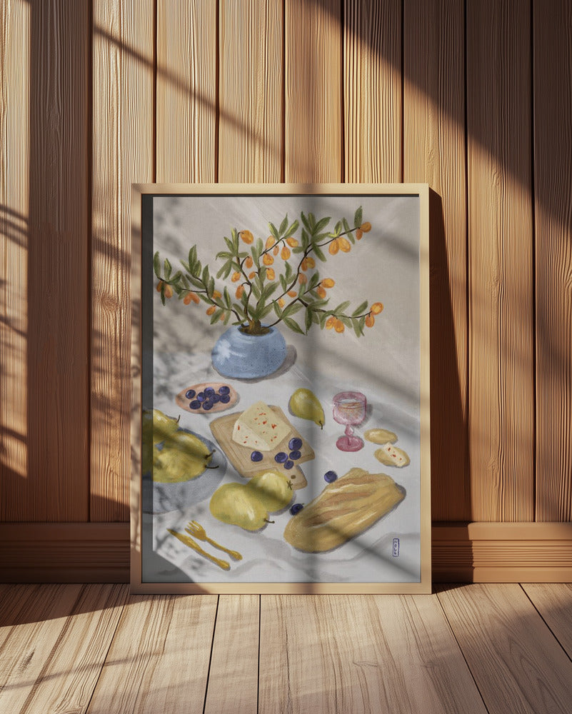 Gin and Tonic In the Afternoon Sun Illustration Poster och Canvastavla