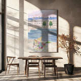 Picnic At the Seine 70x100 Poster och Canvastavla