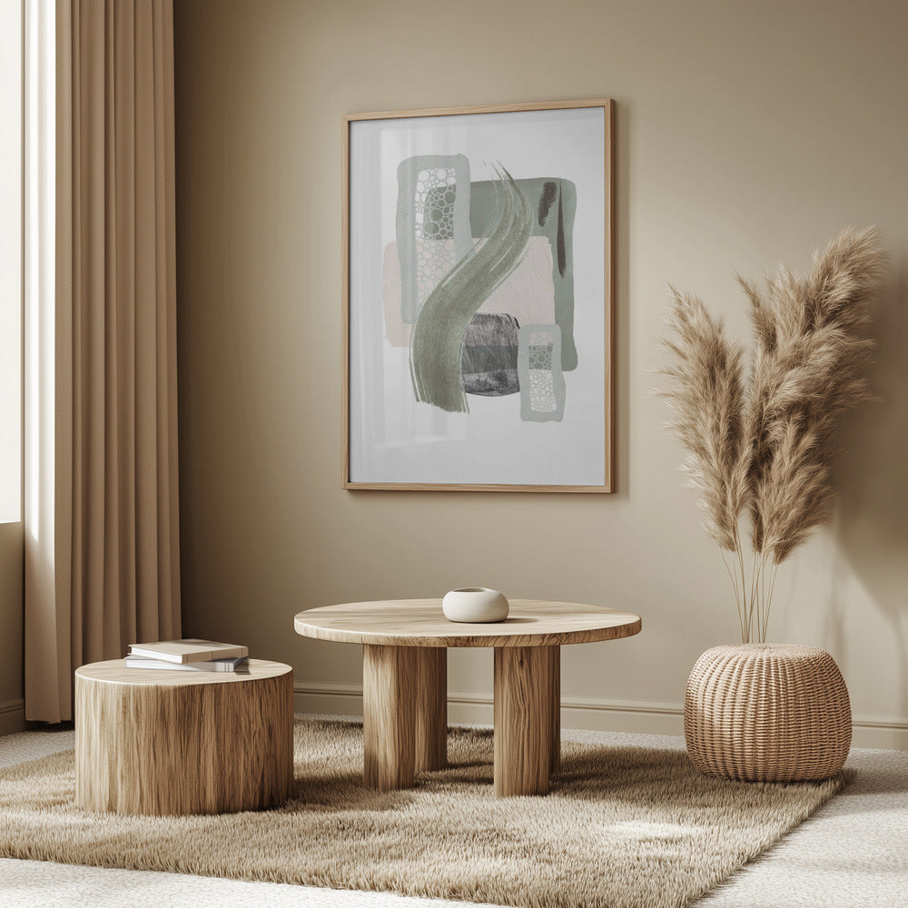 Shadows of Emerald-3 Poster och Canvastavla