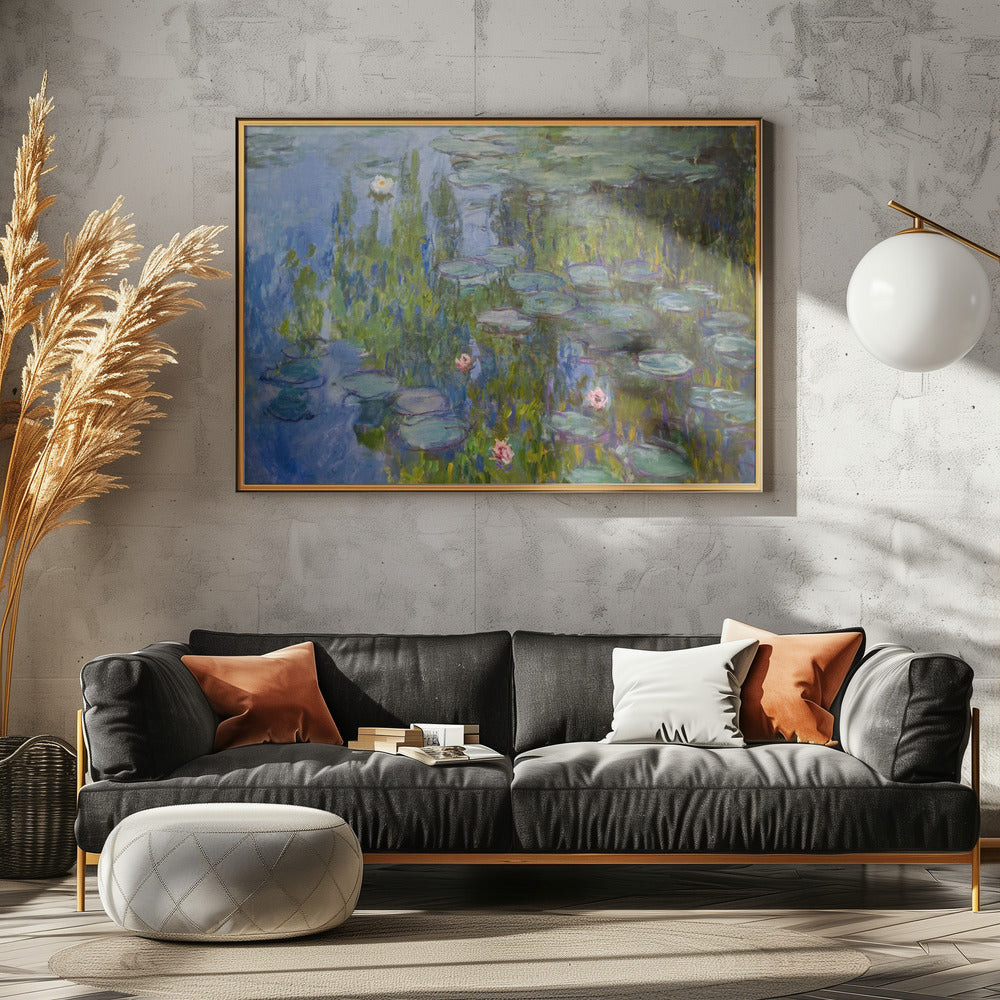 Water Lilies 1915 Poster och Canvastavla