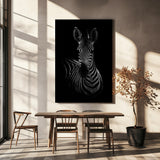 The Zebra Poster och Canvastavla