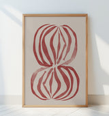 New Vase Line Art Poster och Canvastavla