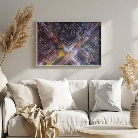 Electrify II - New York City Night Trails Poster och Canvastavla