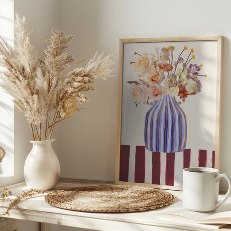 Still Life With Flowers 1 Poster och Canvastavla