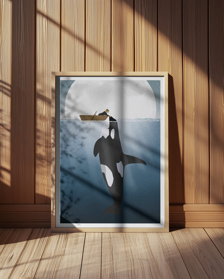 Orca Poster och Canvastavla