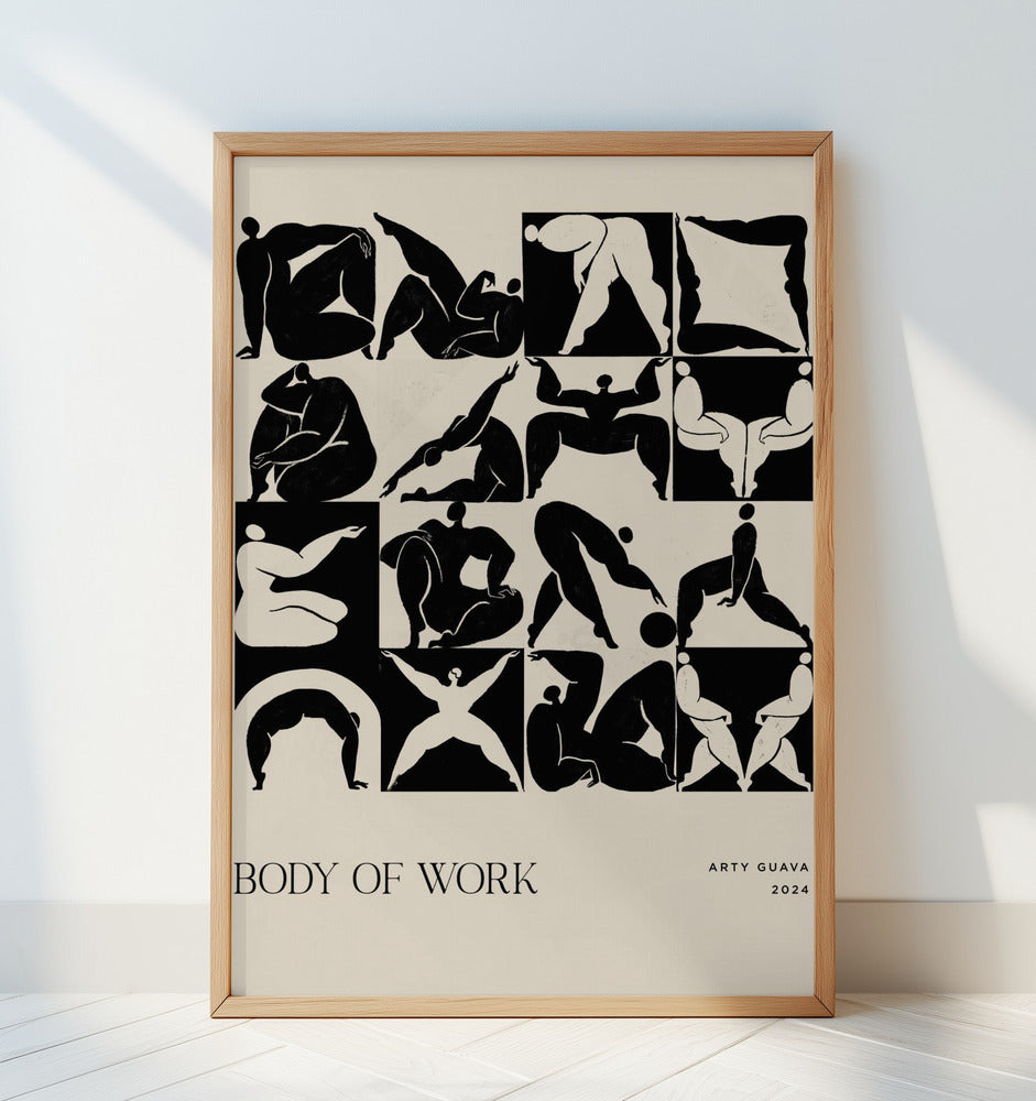 Body of Work (Noir) Poster och Canvastavla