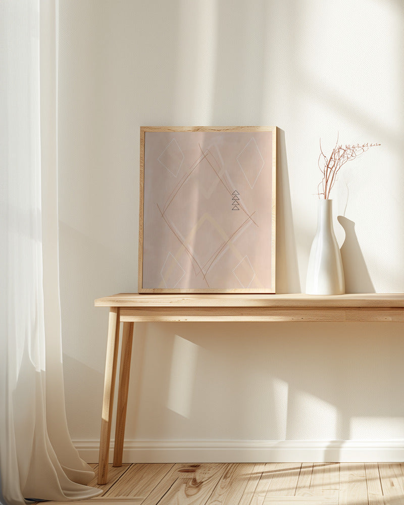 3x4 Aspectratiosoftpink20 Poster och Canvastavla