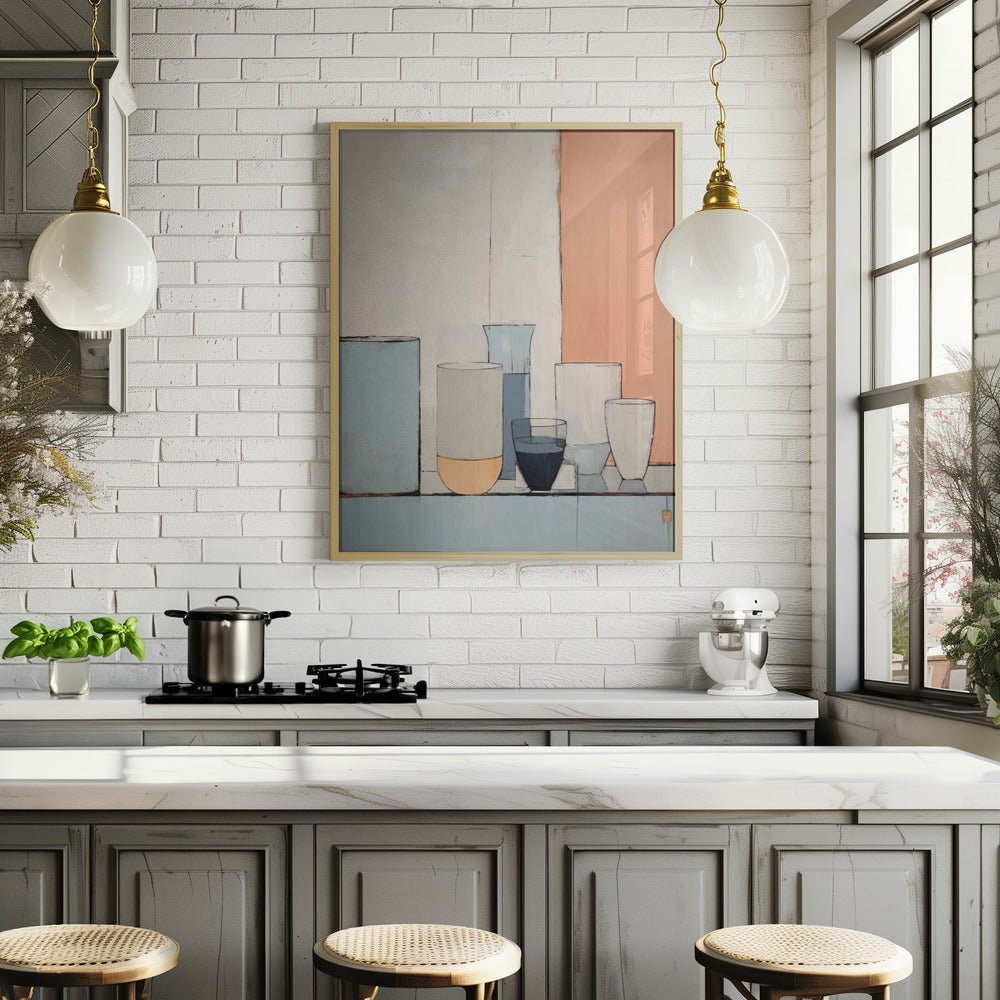 Pastel Still Life Poster och Canvastavla