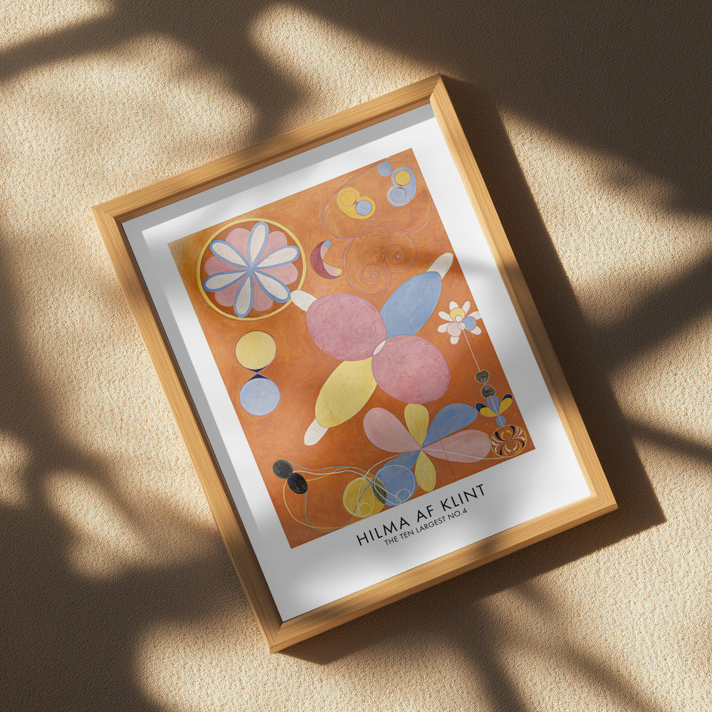 The Ten Largest No.4 Poster Poster och Canvastavla