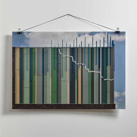 The coloured corner Poster och Canvastavla