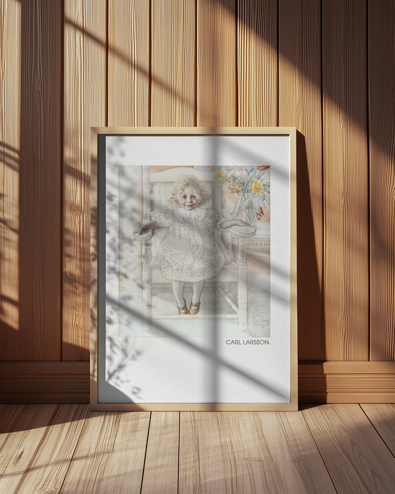 Portrait of Inga Maria Thiel, 1918 Poster och Canvastavla