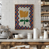 Petal plaid playtime II Poster och Canvastavla
