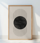 Perfect Point Black Poster och Canvastavla