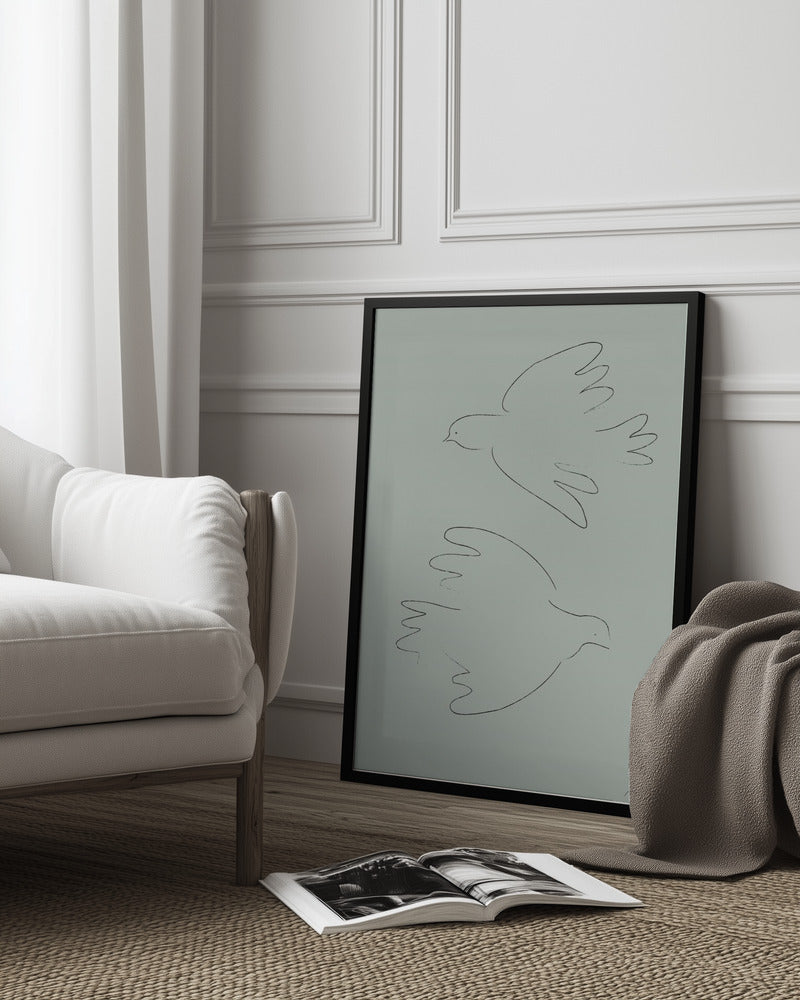DOVES Green Poster och Canvastavla
