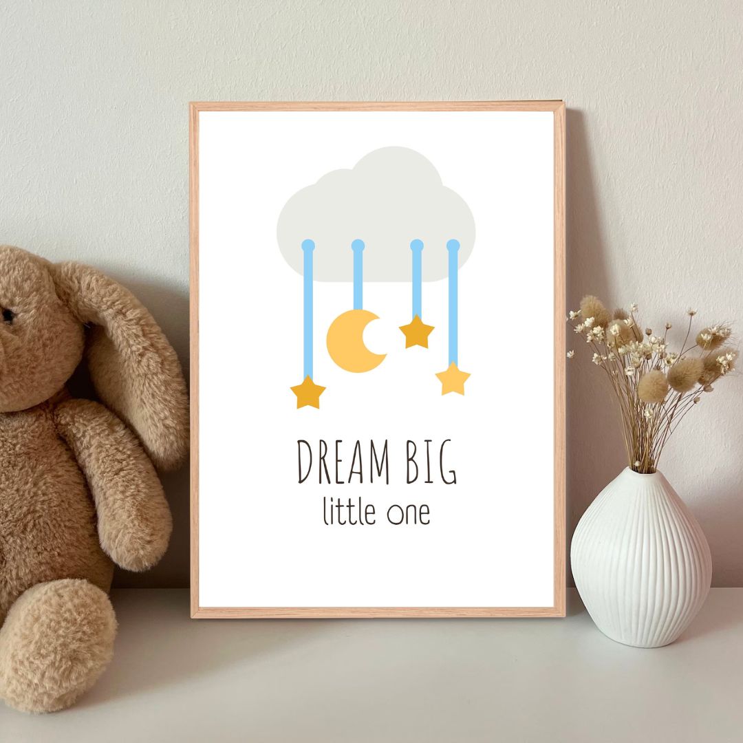 Barncitat Dream big little one- star n moon