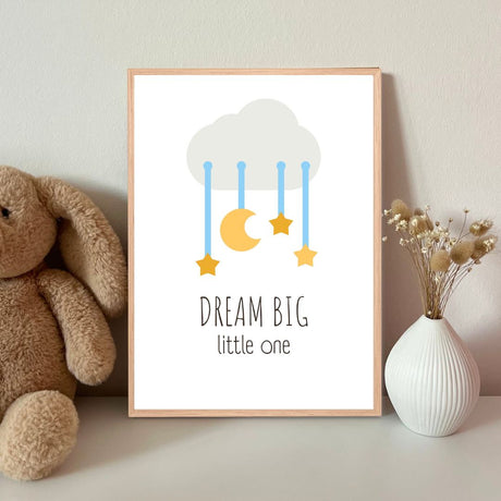 Barncitat Dream big little one- star n moon