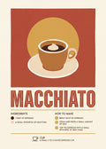 Macchiato Coffee Recipe Poster