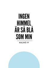 Malmö Blueball poster