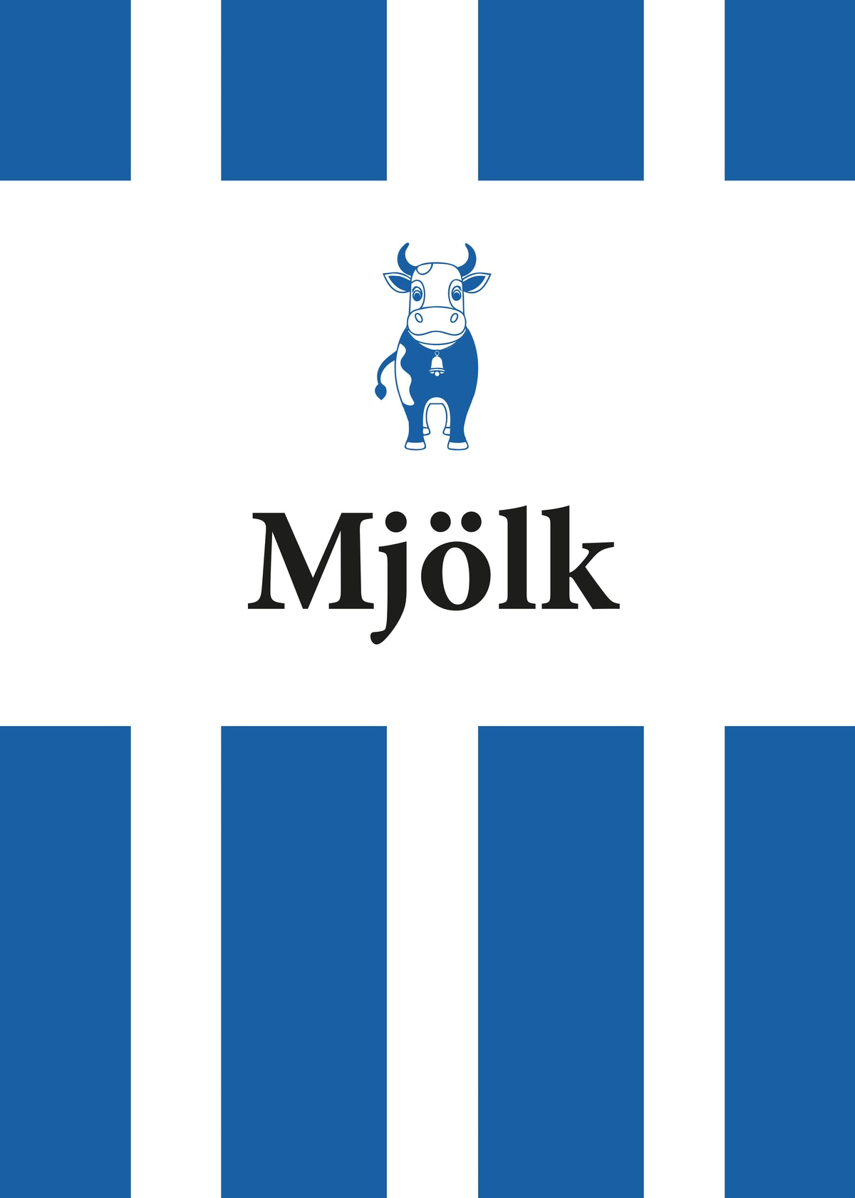 Mjölk Blå Poster
