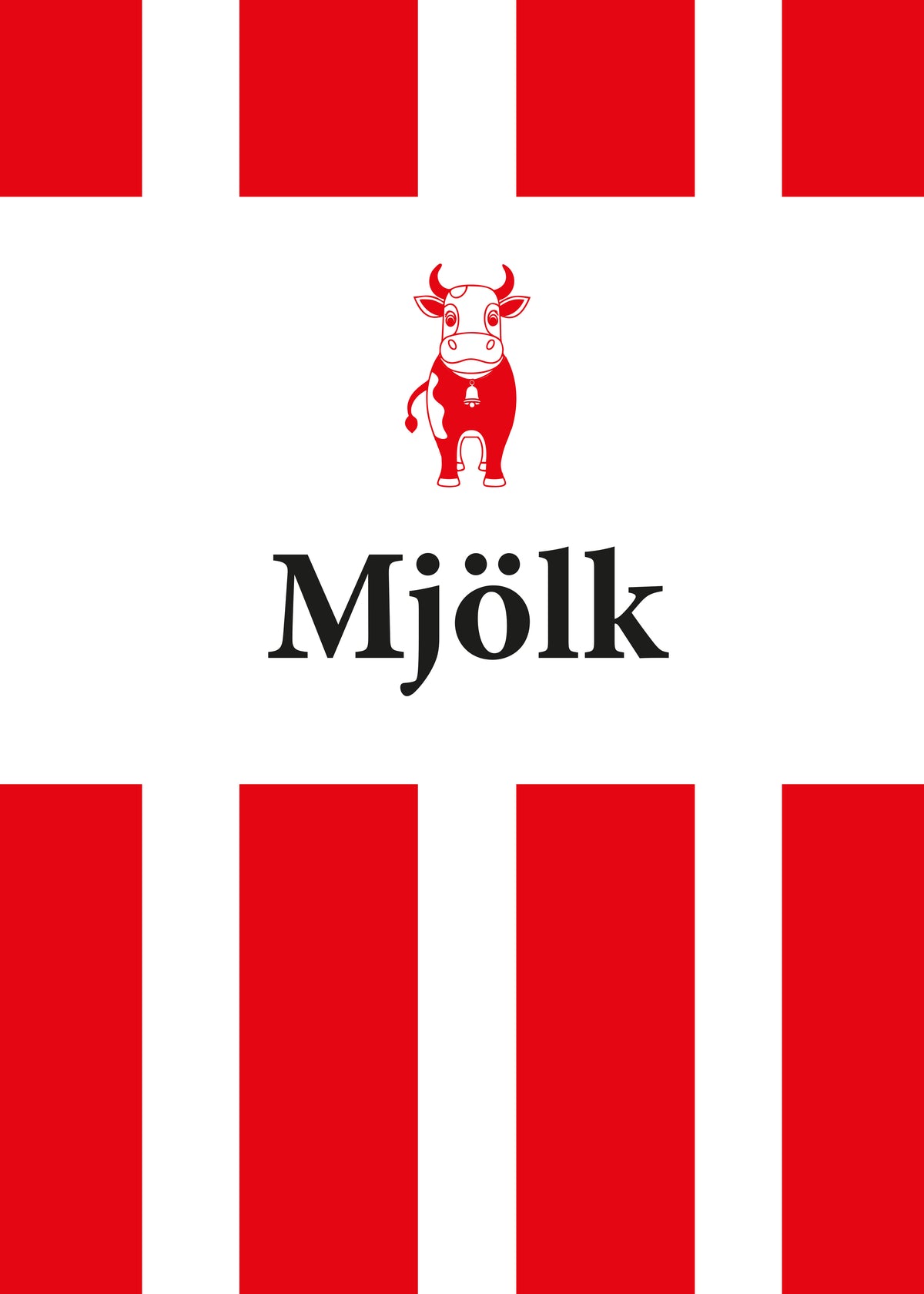 Mjölk Röd Poster
