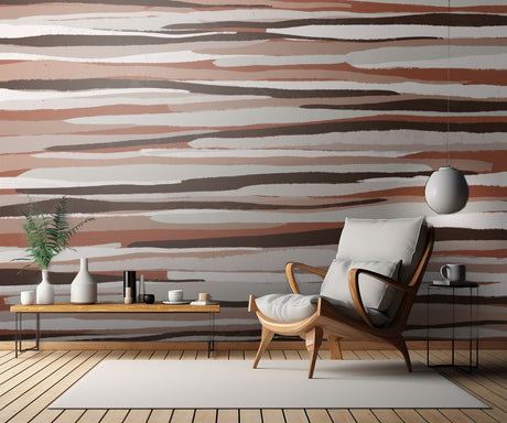 Pastel Thin Stipes Pattern Poster och Canvastavla