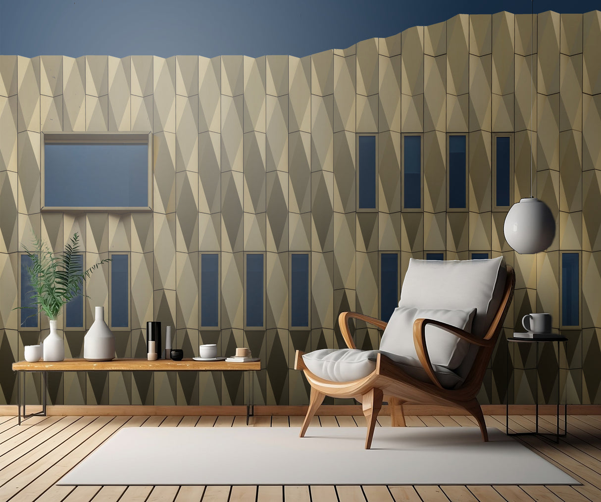 The yellow wall Poster och Canvastavla