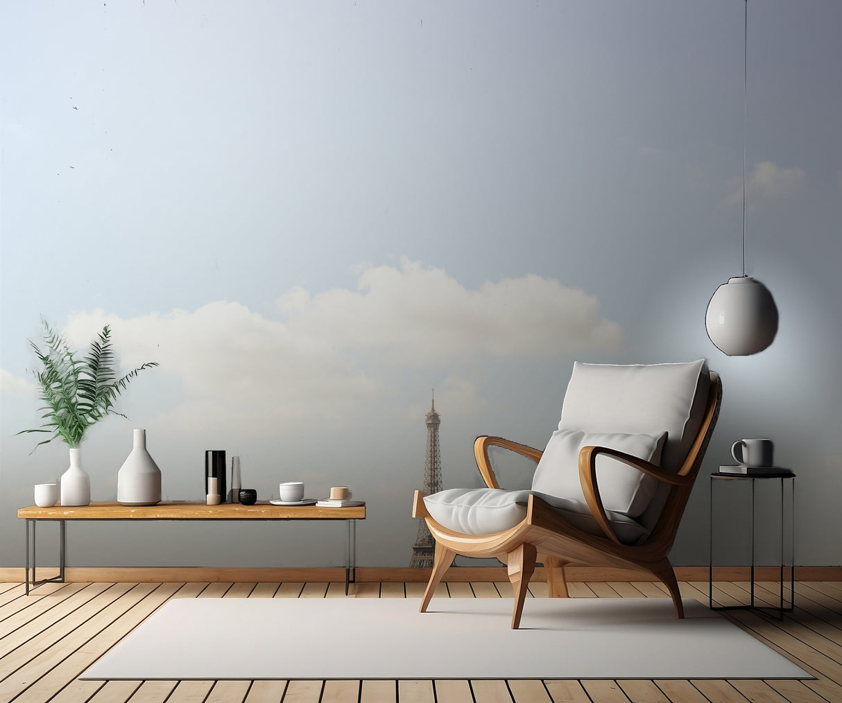 Pariseiffeltowerminimal Size2x3 Poster och Canvastavla