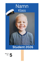 Studentskylt och studentplakat i Kiruna