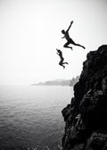 Ocean Cliff Jumpers Poster