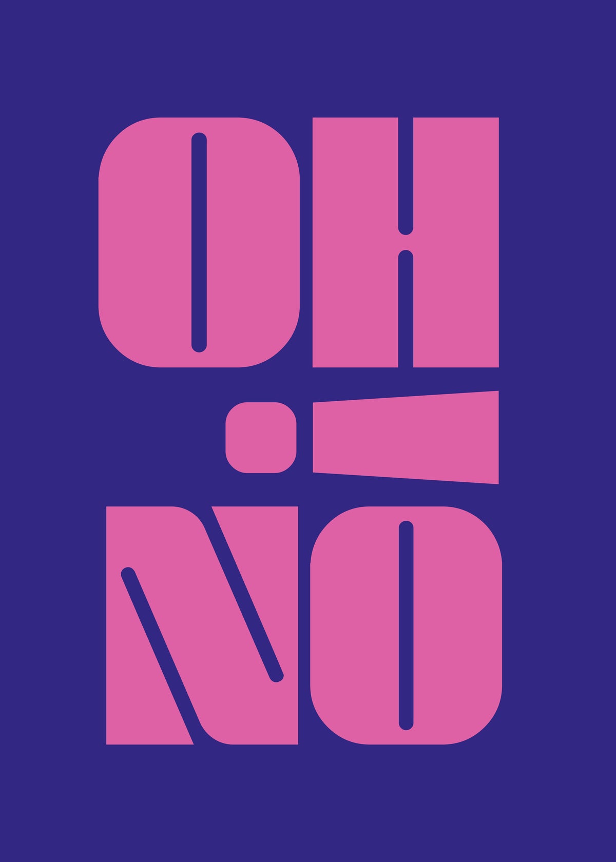 Oh No Statement Poster