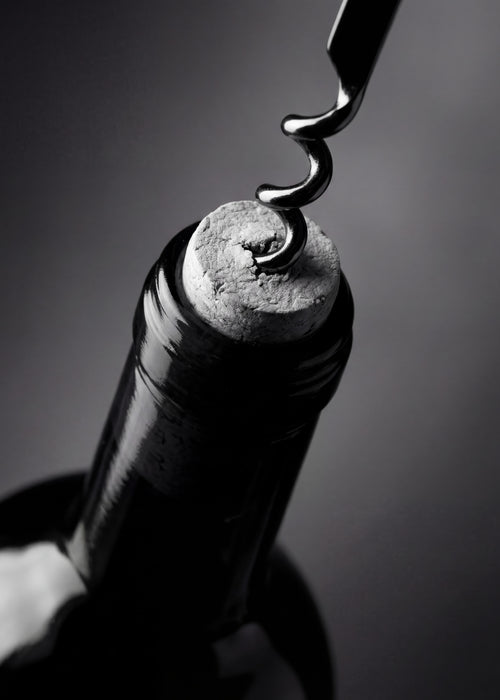 Opening Wine Bottle Poster