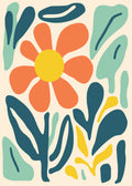 Orange Botanical Bloom