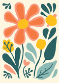 Orange Folk Flowers