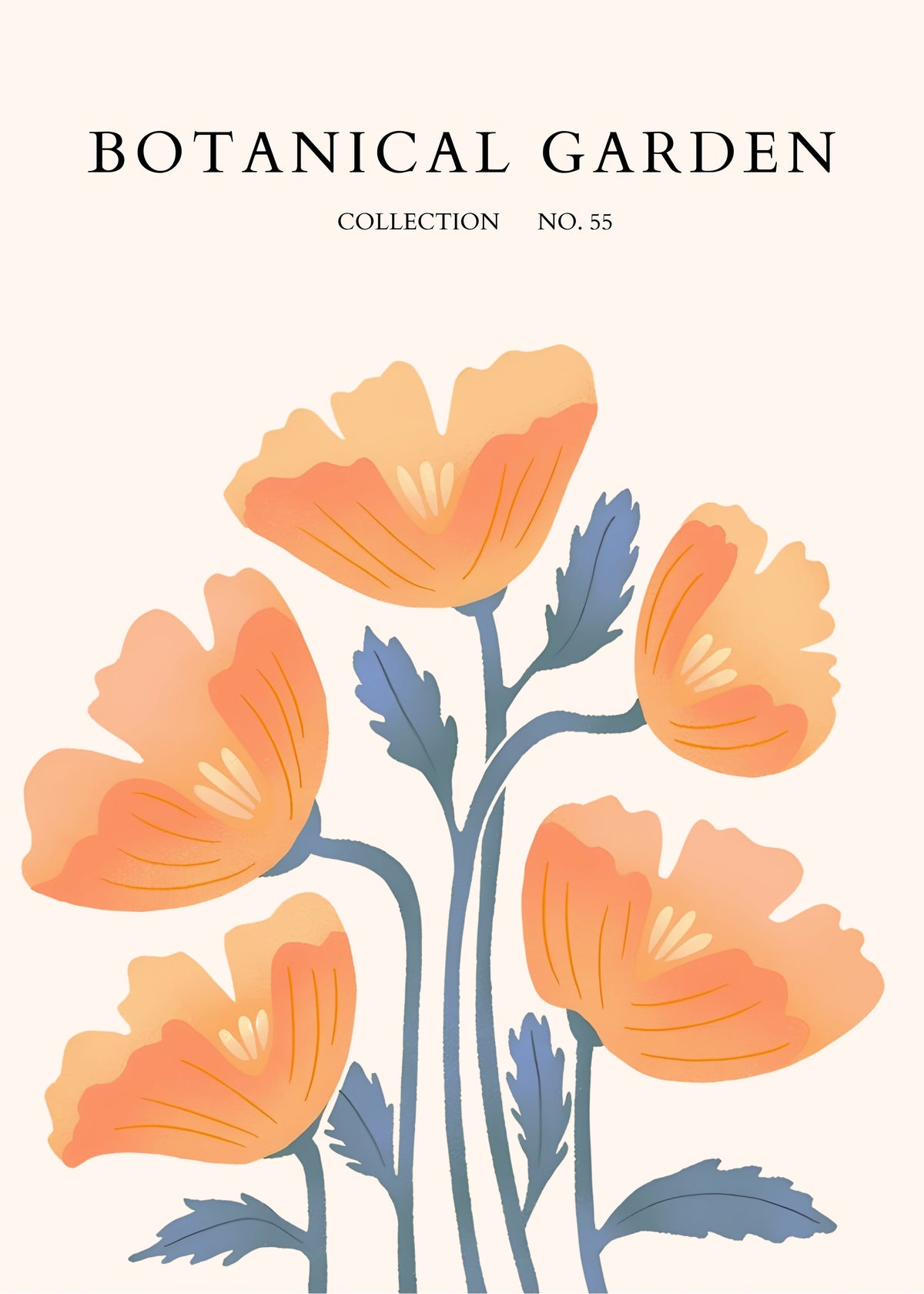 Orange Poppy Garden
