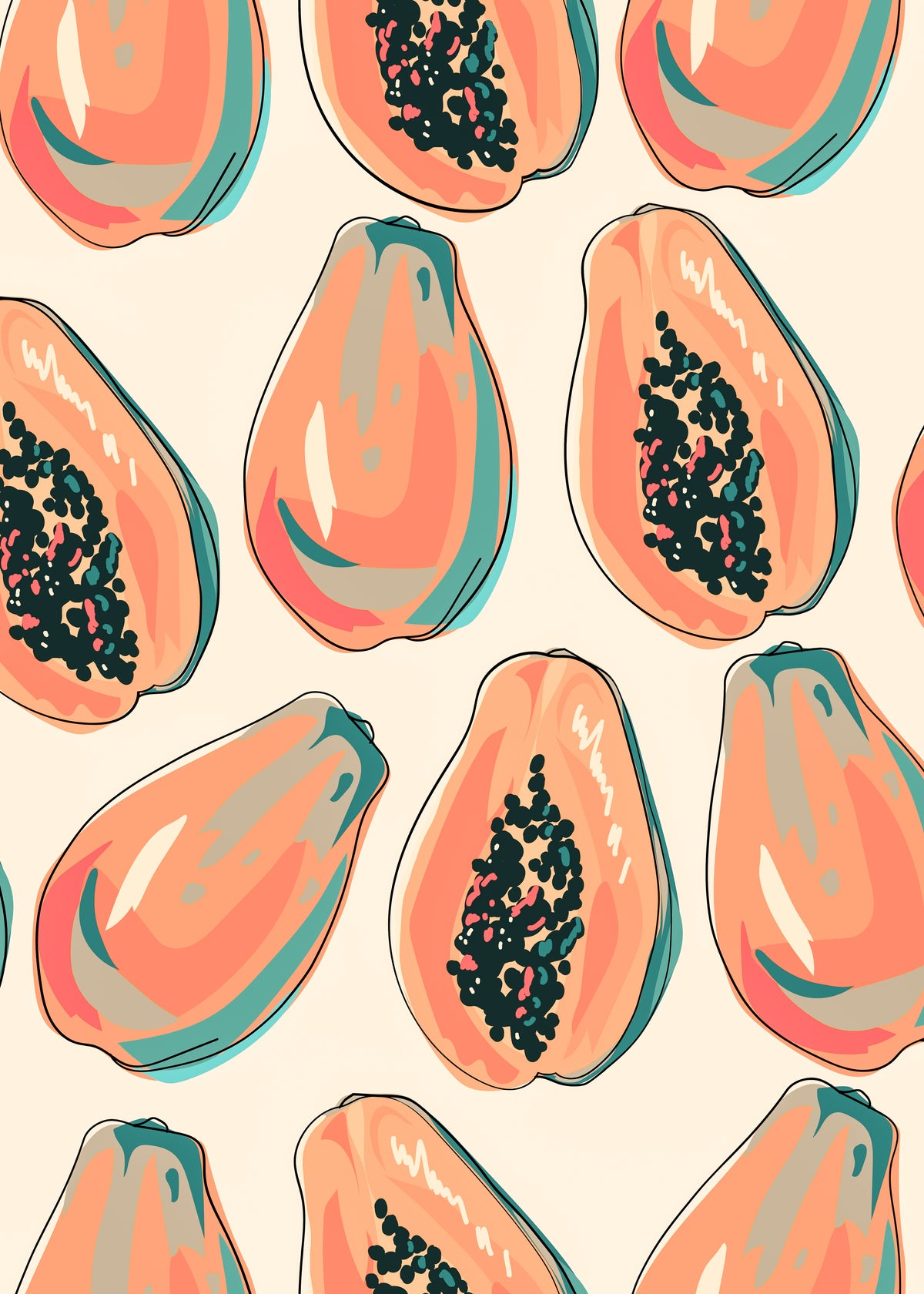 Papaya Pattern