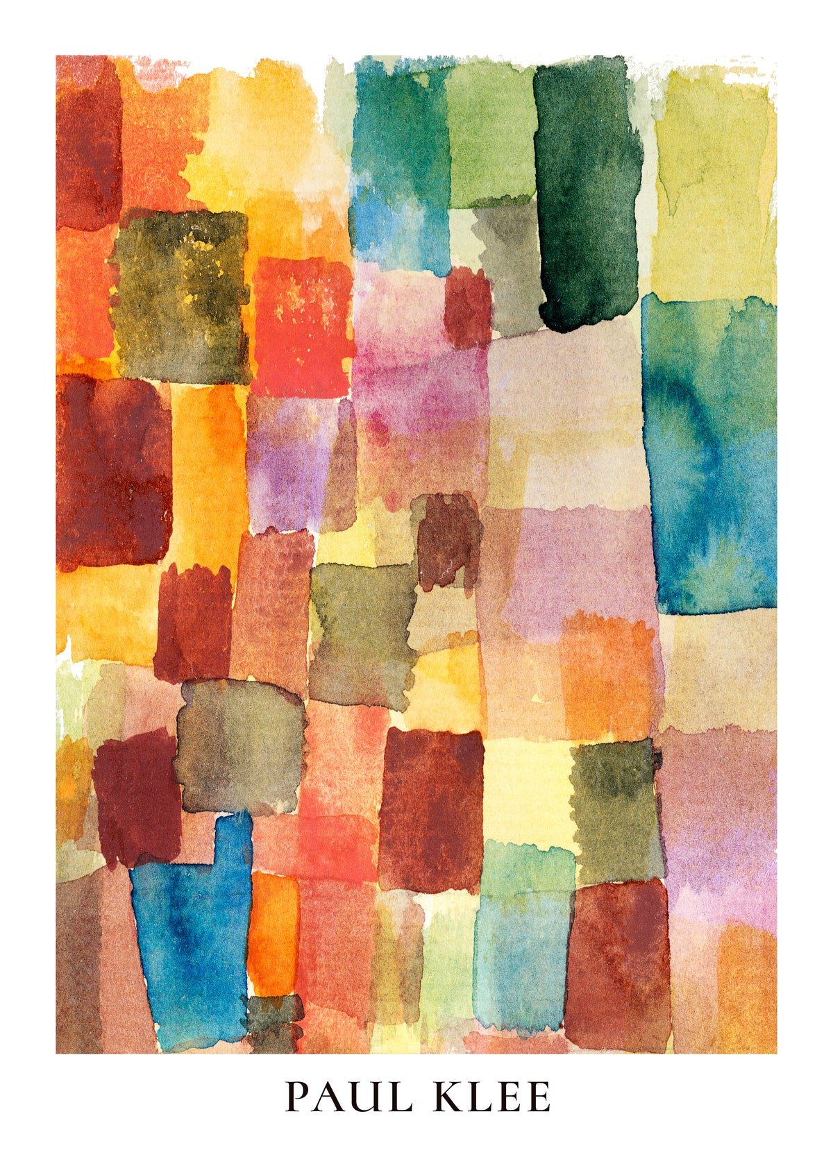 Paul Klee 1914 Color Blocks