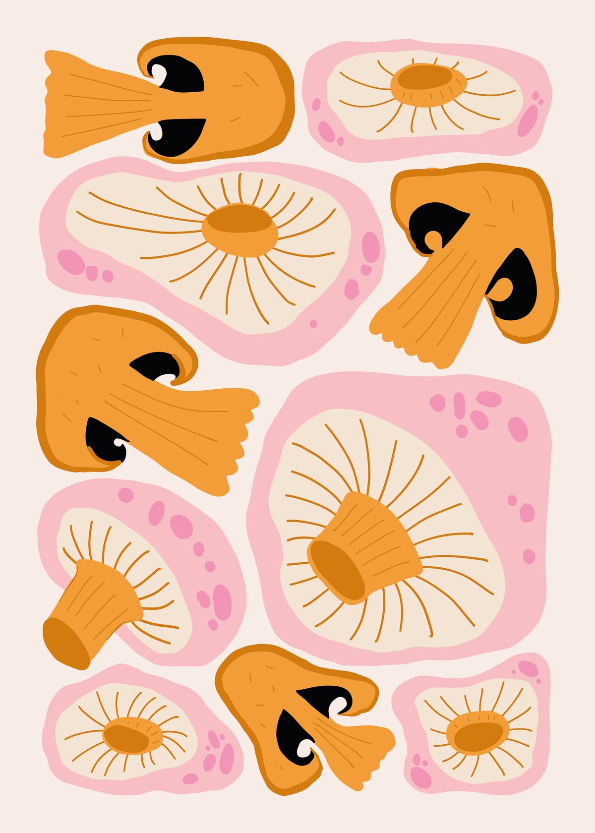 Peach and Citrus Pattern