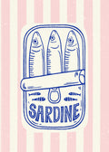 Pink and Blue Sardines