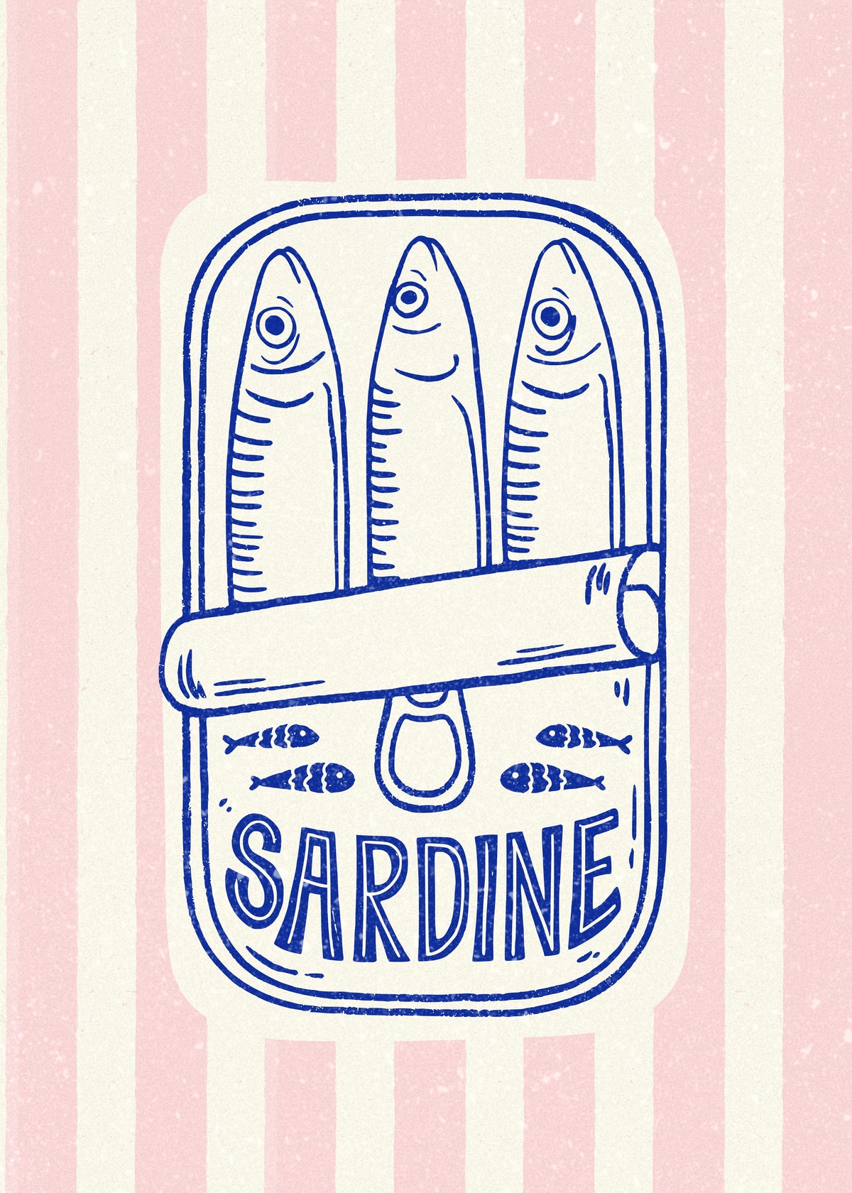 Pink and Blue Sardines