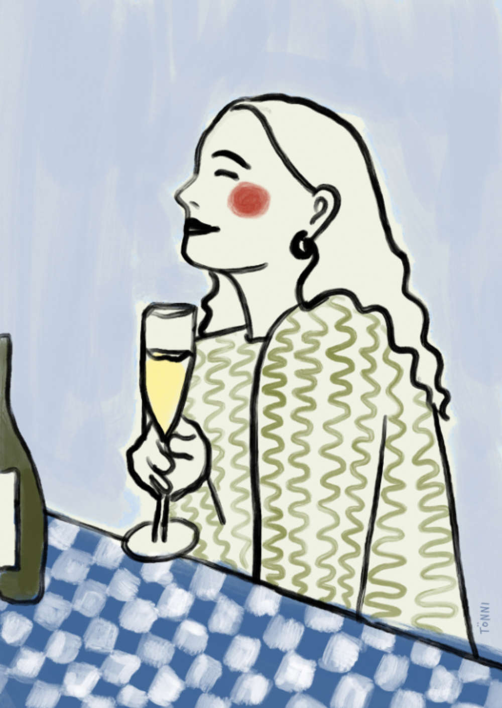 Bubbles Blå