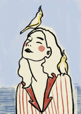 Feathers Blå