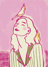 Feathers Rosa