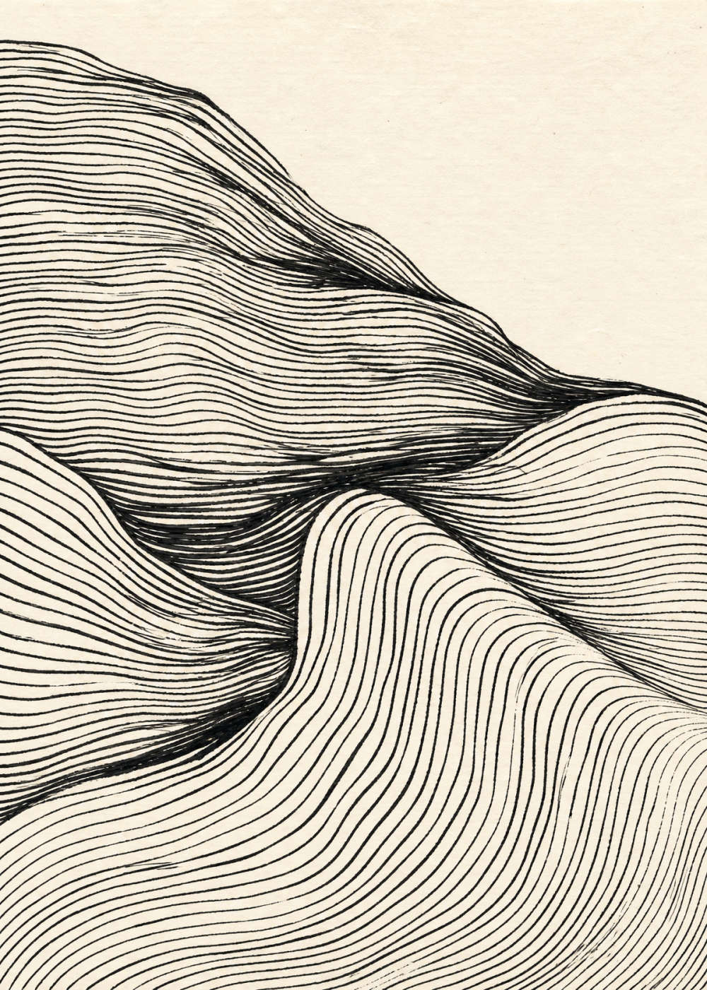 Flowing Ridge Poster