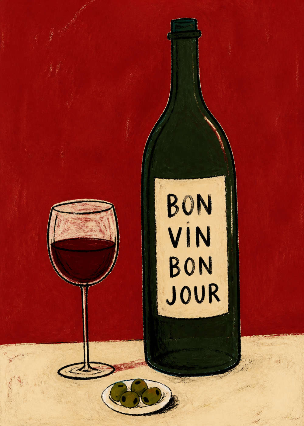 Bon Vin Canvas