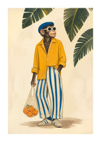 Riviera Monkey Poster