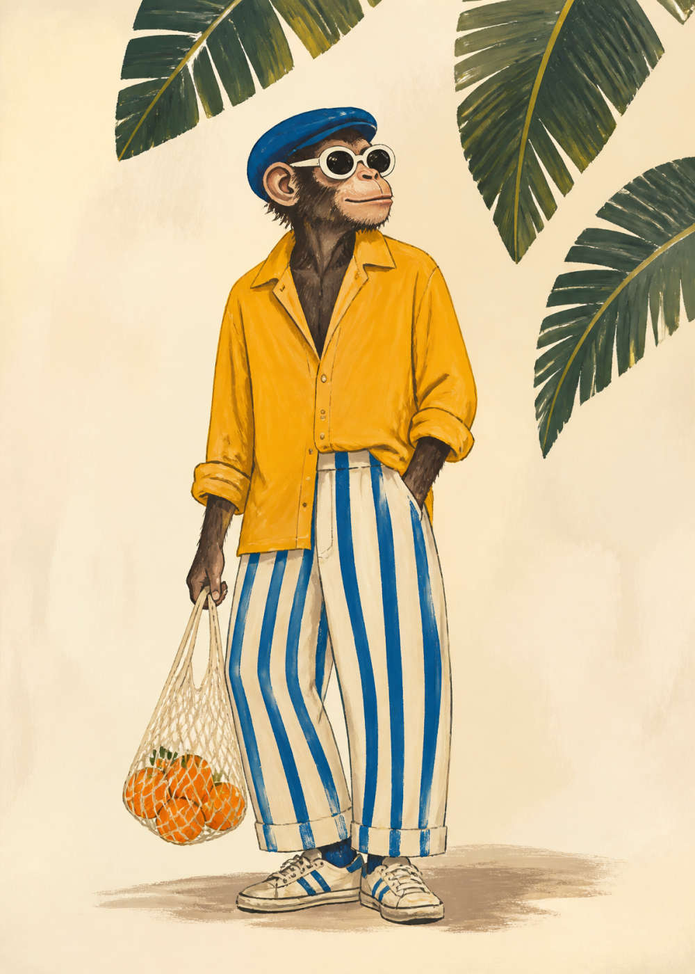 Riviera Monkey Poster